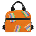 Colorful Gummy Print Insulated Lunch Bag