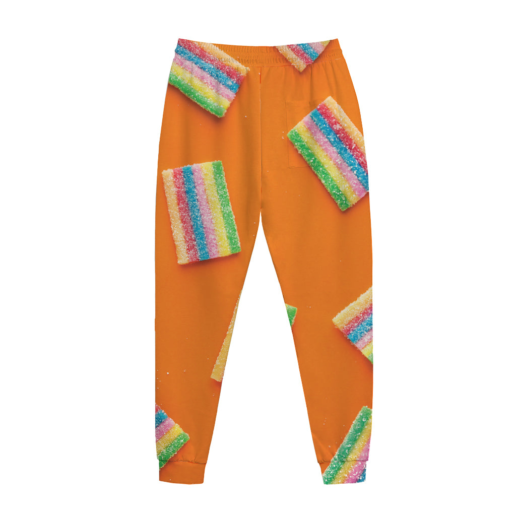 Colorful Gummy Print Jogger Pants