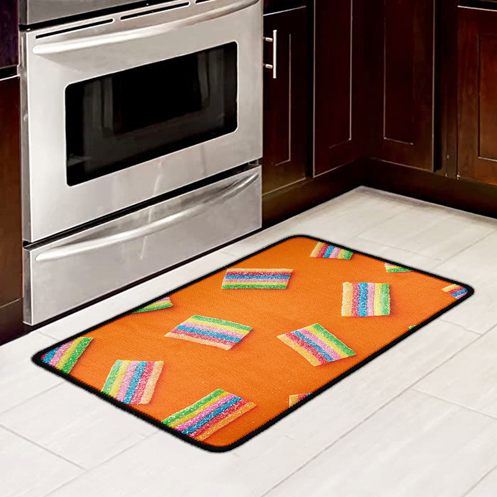 Colorful Gummy Print Kitchen Mat