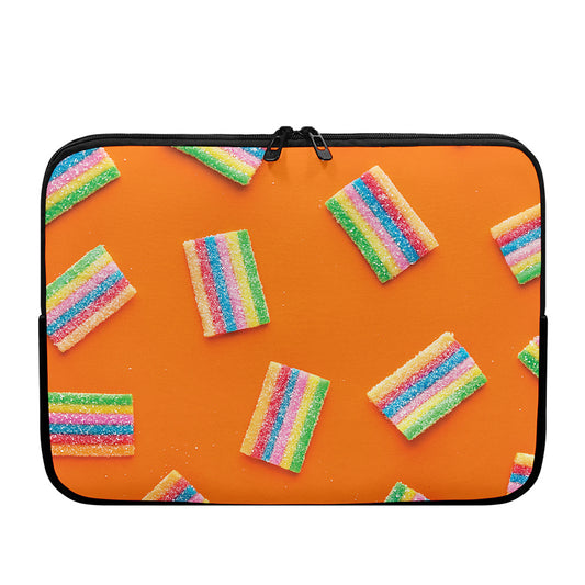 Colorful Gummy Print Laptop Sleeve