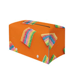Colorful Gummy Print Leather Tissue Box Cover