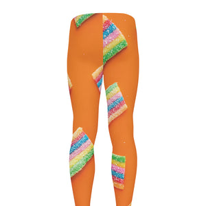 Colorful Gummy Print Men's leggings