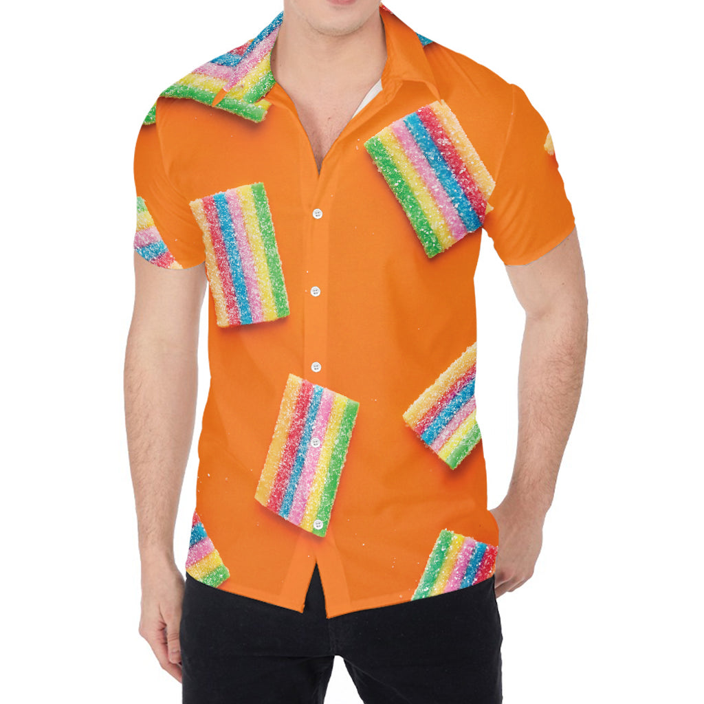 Colorful Gummy Print Men's Shirt
