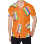 Colorful Gummy Print Men's Shirt