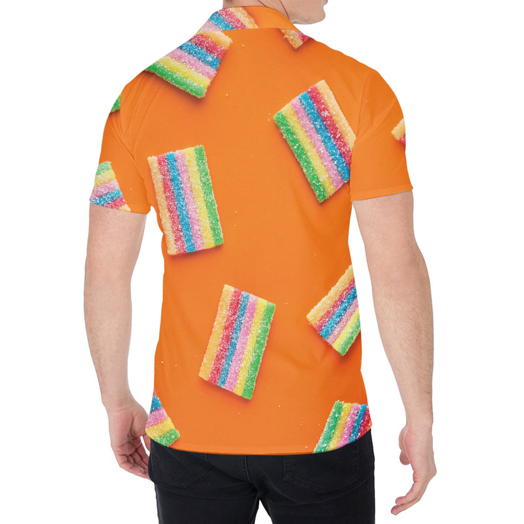 Colorful Gummy Print Men's Shirt
