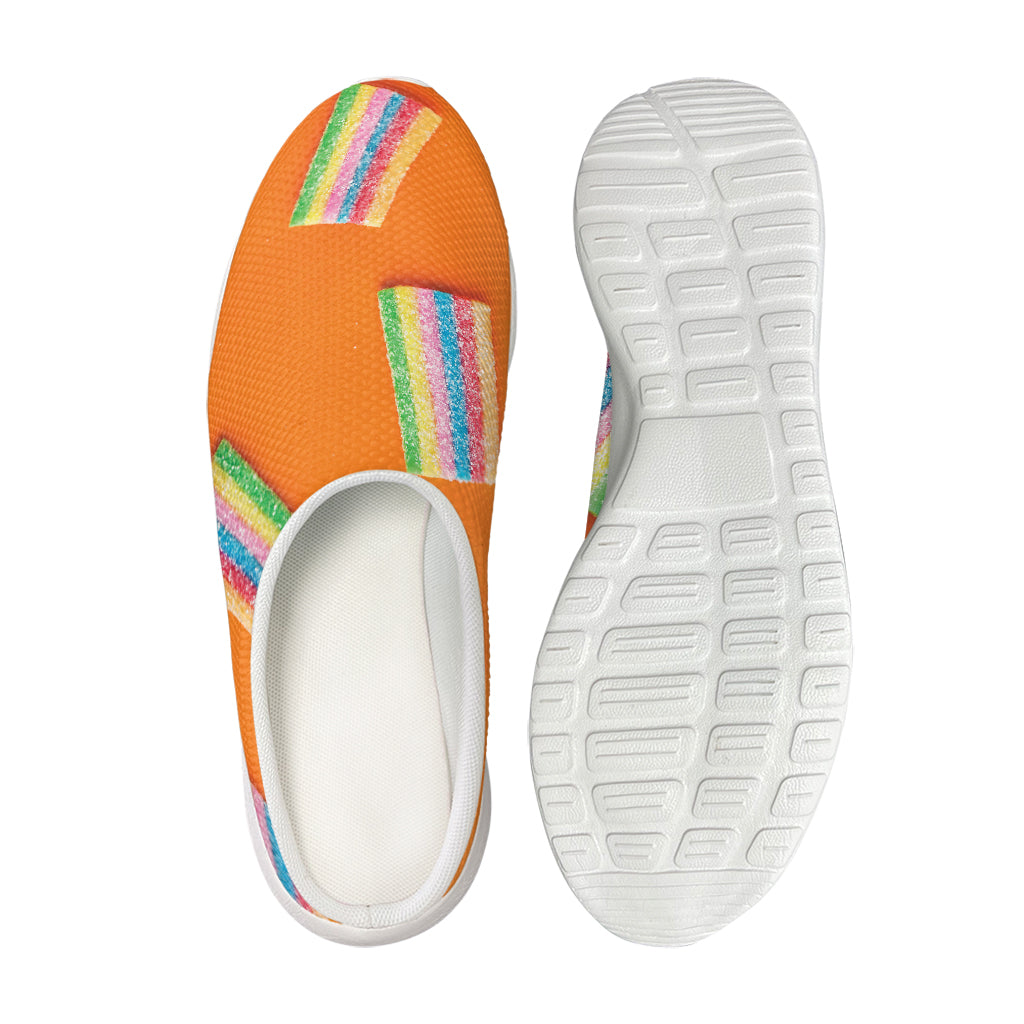 Colorful Gummy Print Mesh Casual Shoes