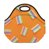 Colorful Gummy Print Neoprene Lunch Bag