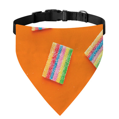 Colorful Gummy Print Over The Collar Dog Bandana