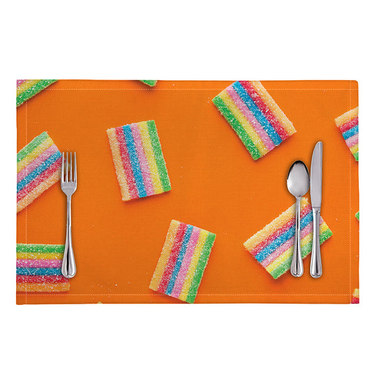 Colorful Gummy Print Placemat