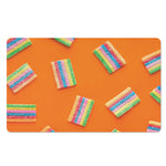 Colorful Gummy Print Polyester Doormat