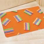 Colorful Gummy Print Polyester Doormat