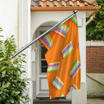 Colorful Gummy Print Polyester Flag