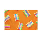 Colorful Gummy Print Polyester Flag