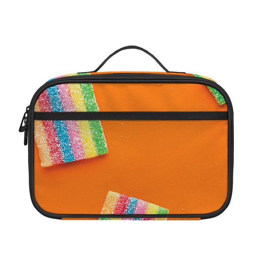Colorful Gummy Print Portable Lunch Bag