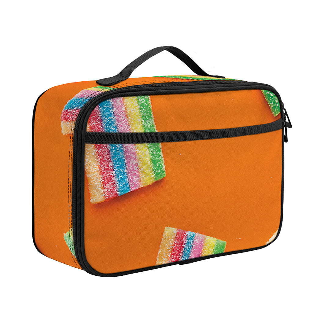 Colorful Gummy Print Portable Lunch Bag