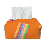 Colorful Gummy Print Rectangle Tissue Box Cover