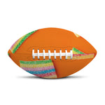 Colorful Gummy Print Rugby Ball