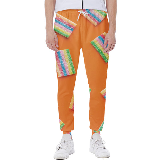 Colorful Gummy Print Scuba Joggers