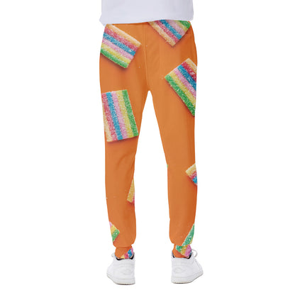 Colorful Gummy Print Scuba Joggers