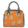 Colorful Gummy Print Shoulder Handbag