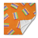 Colorful Gummy Print Silk Bandana