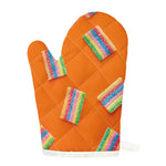 Colorful Gummy Print Single Oven Mitt