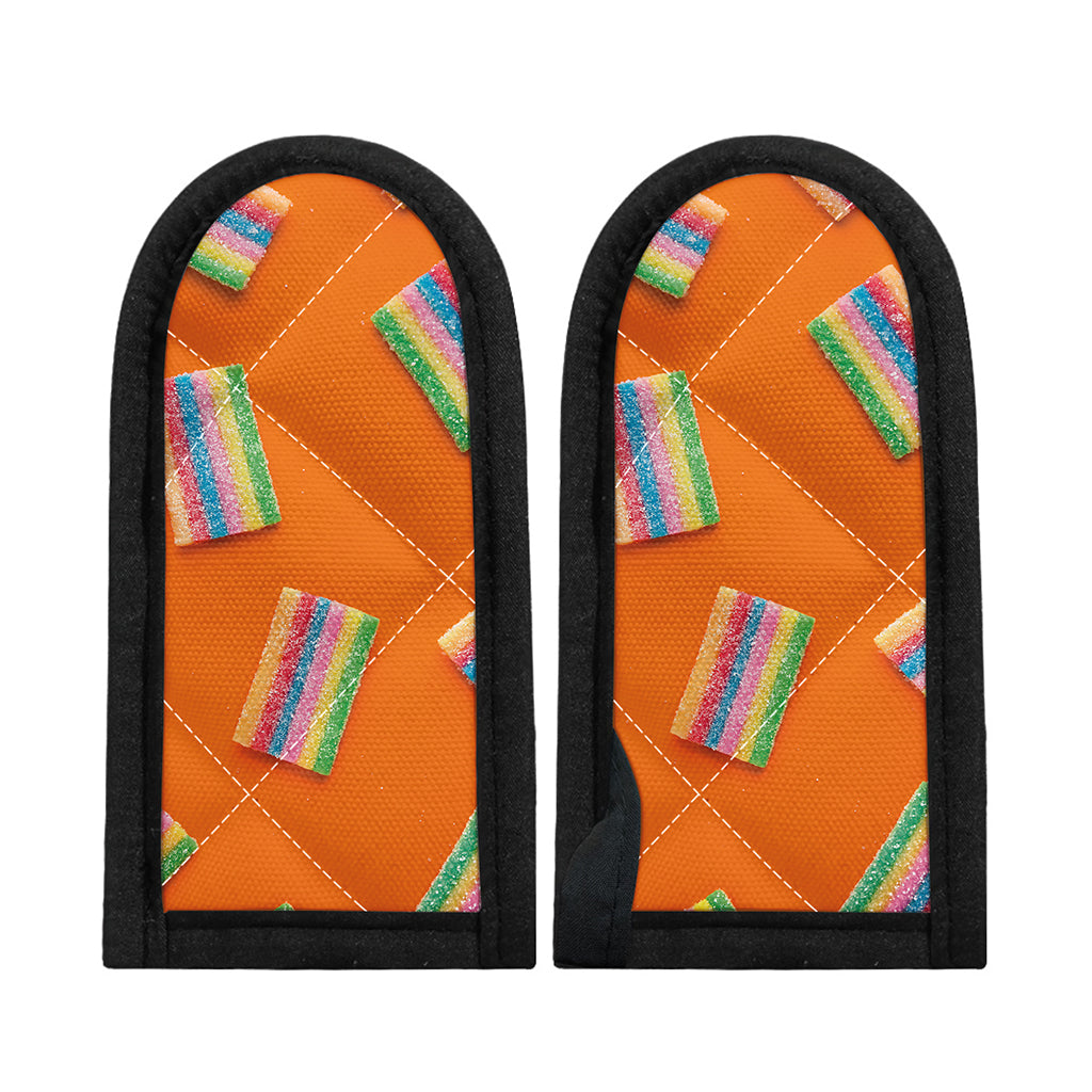 Colorful Gummy Print Skillet Handle Cover