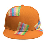 Colorful Gummy Print Snapback Cap