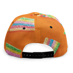 Colorful Gummy Print Snapback Cap