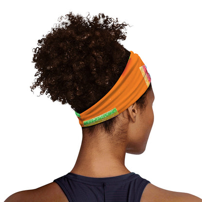 Colorful Gummy Print Sports Headband