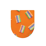 Colorful Gummy Print Toilet Lid Cover