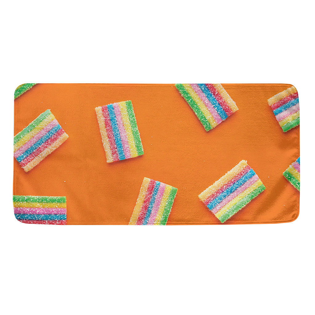 Colorful Gummy Print Towel