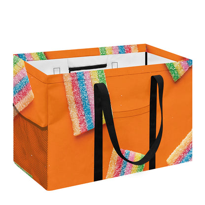 Colorful Gummy Print Utility Tote Bag