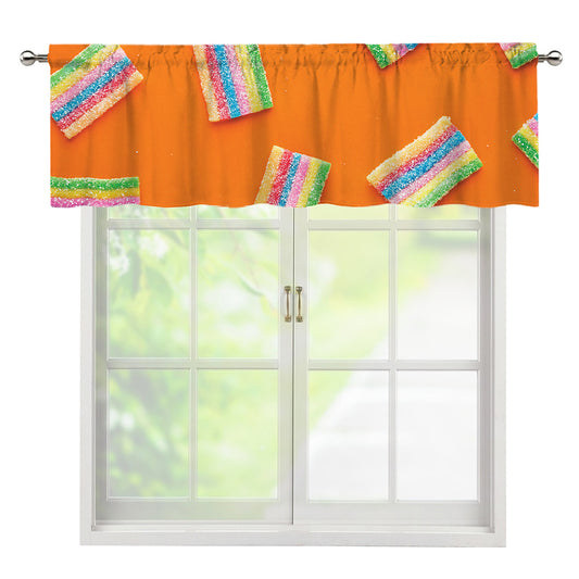 Colorful Gummy Print Window Valance