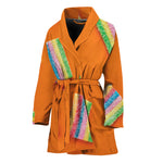 Colorful Gummy Print Women's Bathrobe
