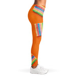 Colorful Gummy Print Women's Leggings