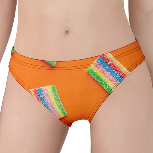 Colorful Gummy Print Women's Panties