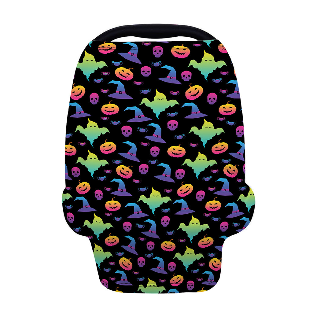Colorful Halloween Party Pattern Print Baby Seat Cover