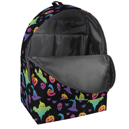 Colorful Halloween Party Pattern Print Backpack