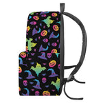 Colorful Halloween Party Pattern Print Backpack