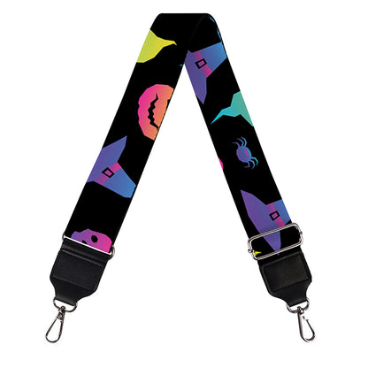 Colorful Halloween Party Pattern Print Bag Strap