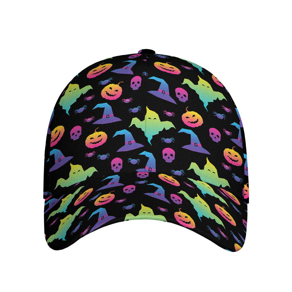 Colorful Halloween Party Pattern Print Baseball Cap