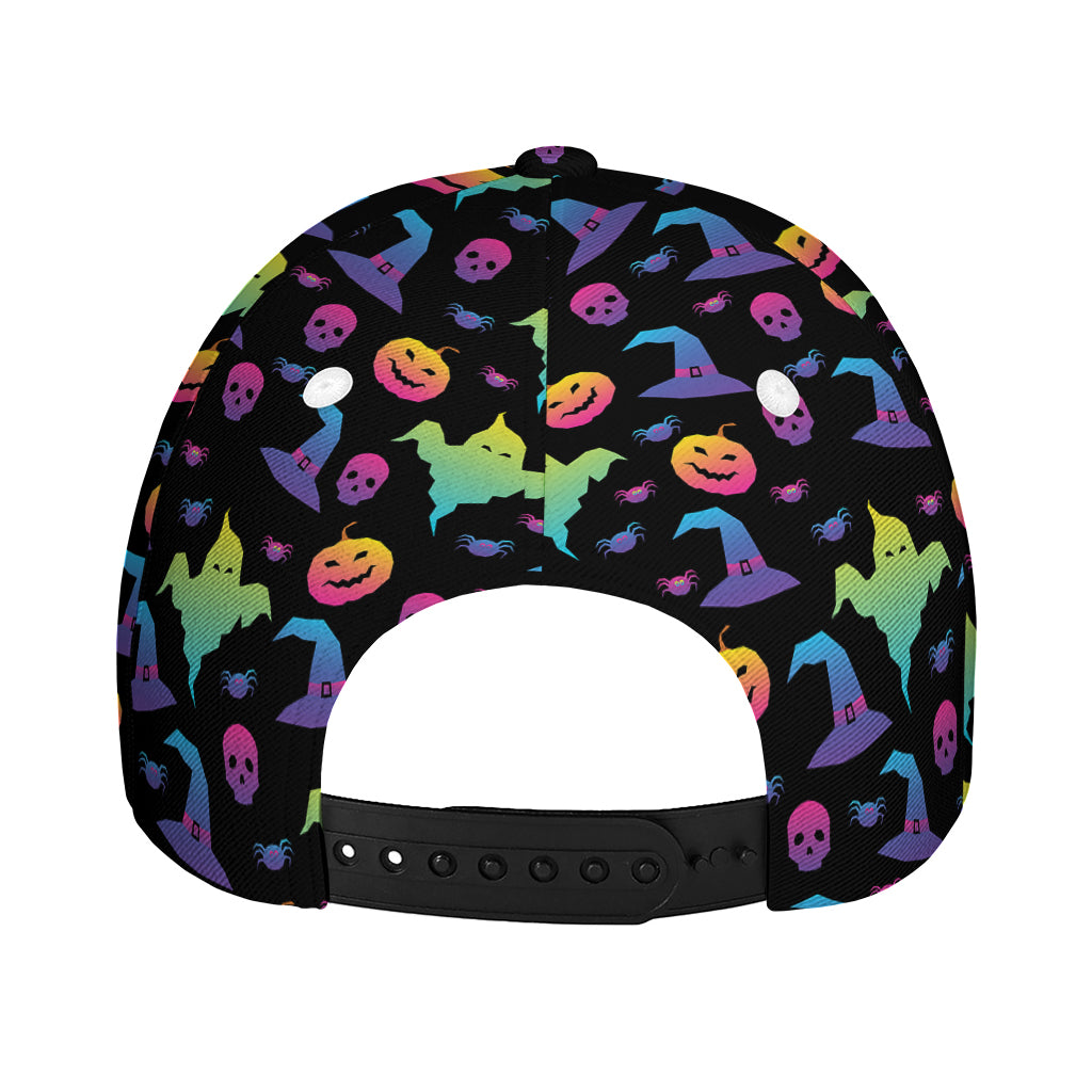 Colorful Halloween Party Pattern Print Baseball Cap
