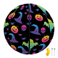 Colorful Halloween Party Pattern Print Basketball