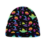 Colorful Halloween Party Pattern Print Beanie