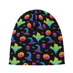 Colorful Halloween Party Pattern Print Beanie