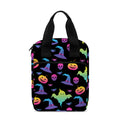 Colorful Halloween Party Pattern Print Bible Tote Bag
