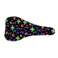Colorful Halloween Party Pattern Print Bicycle Seat Cover