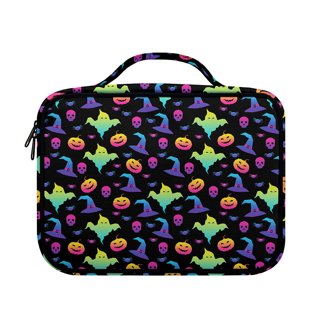 Colorful Halloween Party Pattern Print Briefcase Bible Bag