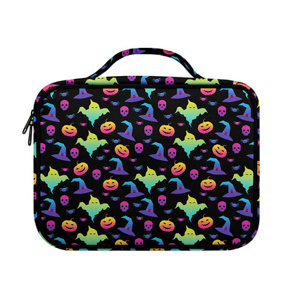 Colorful Halloween Party Pattern Print Briefcase Bible Bag